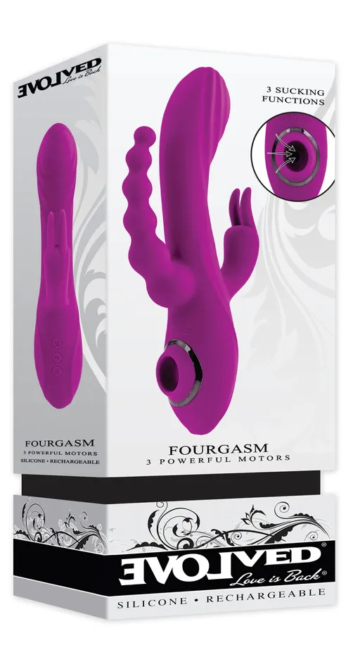 Evolved Novelties Fourgasm Rabbit Vibrator Evolved Novelties Vibrators