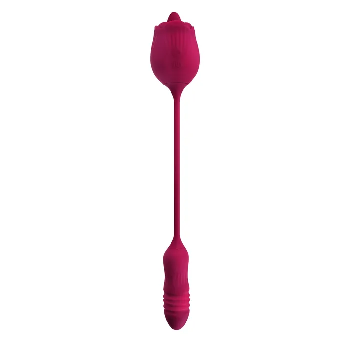 Evolved Novelties Vibrators Wild Rose Red Ultimate Pleasure Tongue Vibrator