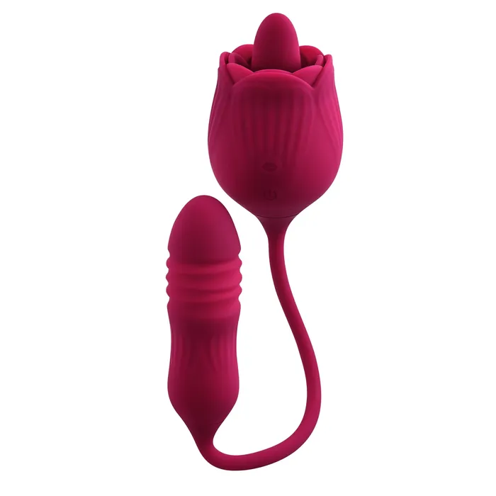 Evolved Novelties Vibrators | Wild Rose - Red: Ultimate Pleasure Tongue Vibrator