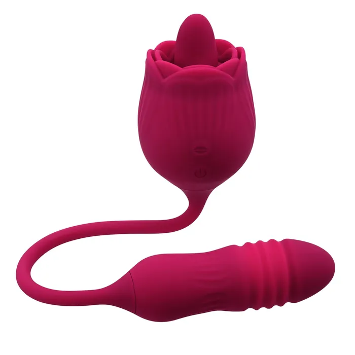 Evolved Novelties Vibrators | Wild Rose - Red: Ultimate Pleasure Tongue Vibrator