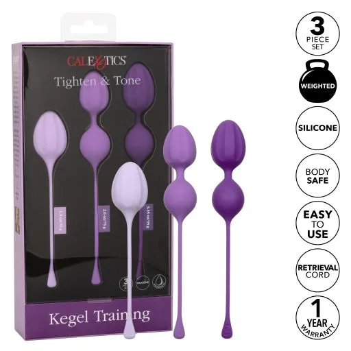 Female Sex Toys | CalExotics Kegel Training 3 Pc Set