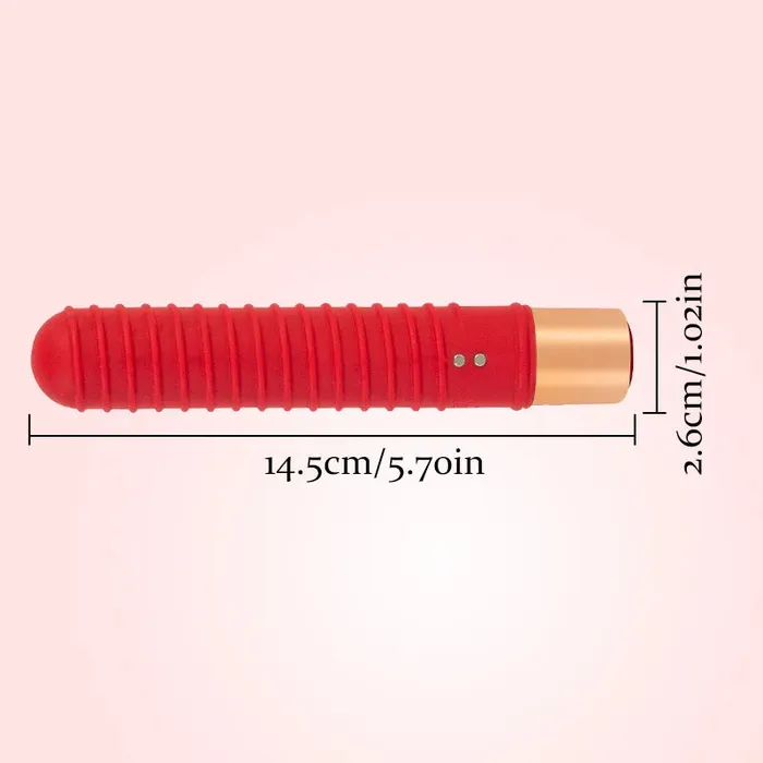 Female Sex Toys | Lovetoyshub Silicone Bullet Vibrator 7 Vibration Magnetic Charging