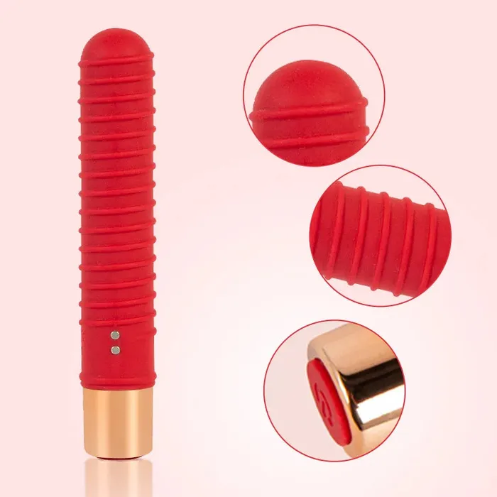 Female Sex Toys | Lovetoyshub Silicone Bullet Vibrator 7 Vibration Magnetic Charging