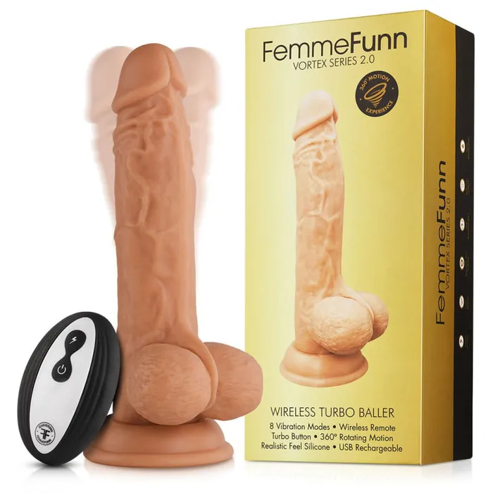 Femme Funn Vibrators | Wireless Turbo Baller 2.0 - Nude