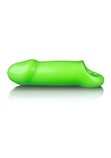 Glow Smooth Thick Stretchy Penis Sleeve Glow In The Dark | Shots America Male Sex Toys