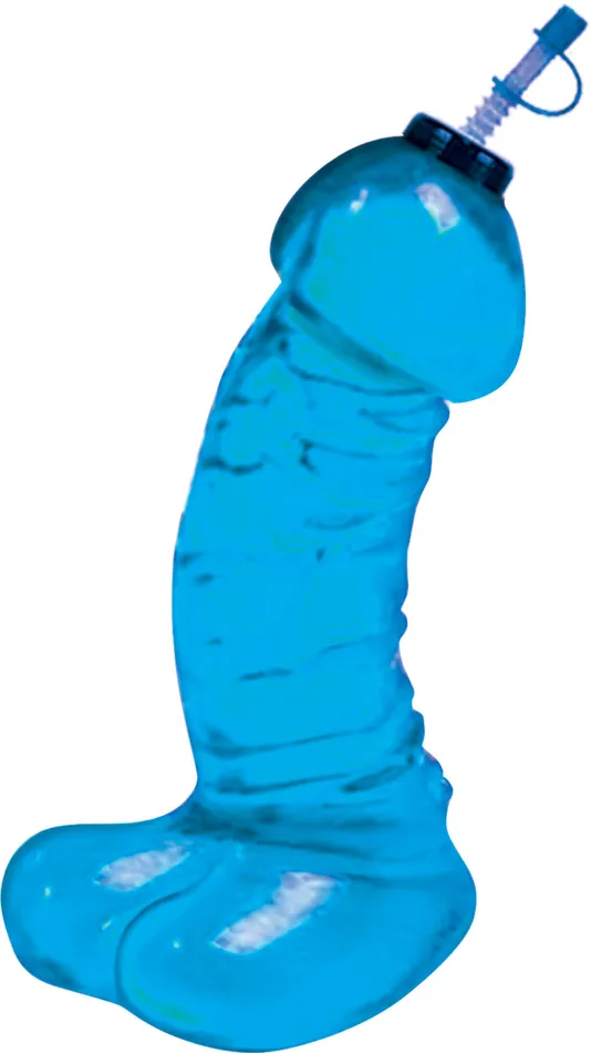 Hott Products Dicky Chug Sports Bottle Blue Vibrators