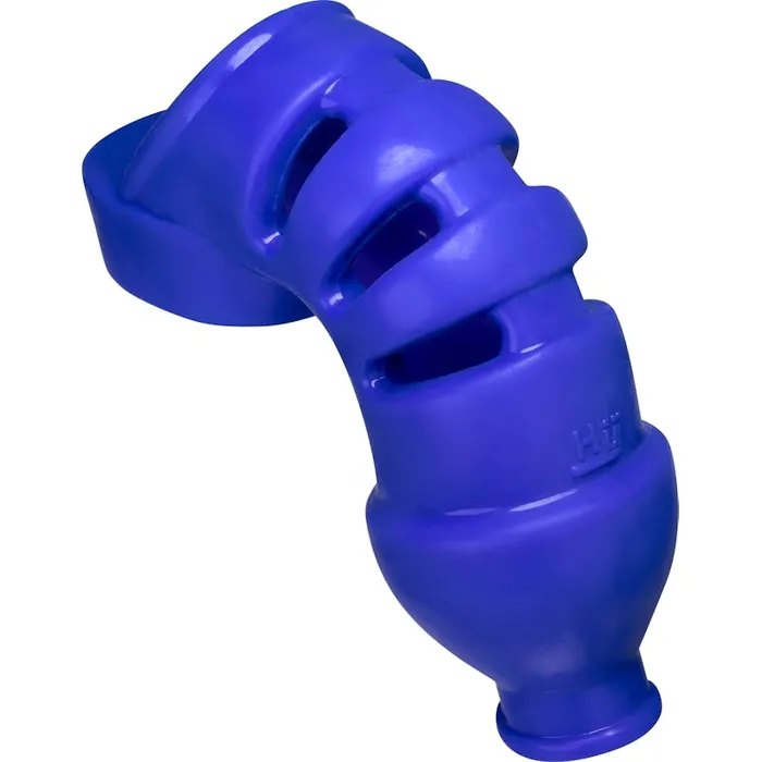 Hunkyjunk Male Sex Toys | LOCKDOWN Cage Chastity by Hunkyjunk Cobalt