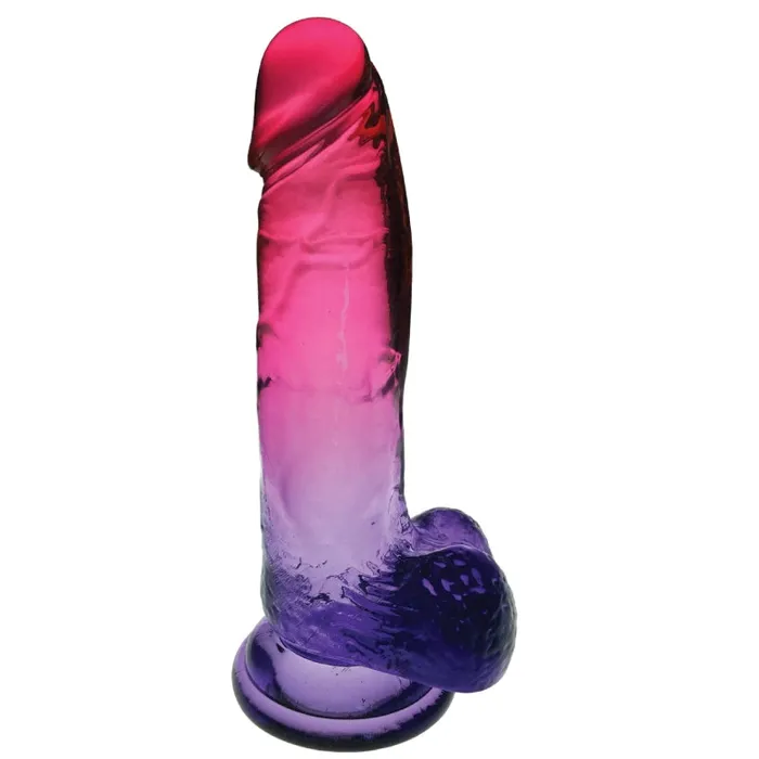 Icon Brands Dildos Shades 8 Inch Gradient Dong Pink and Plum