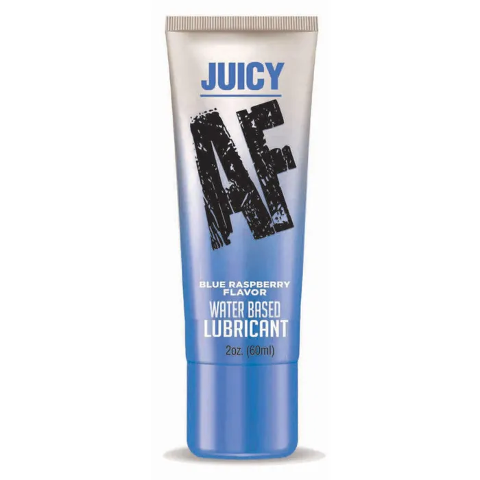 Little Genie Juicy Af Blueberry Water Based Lubricant 2 Oz Lubricants