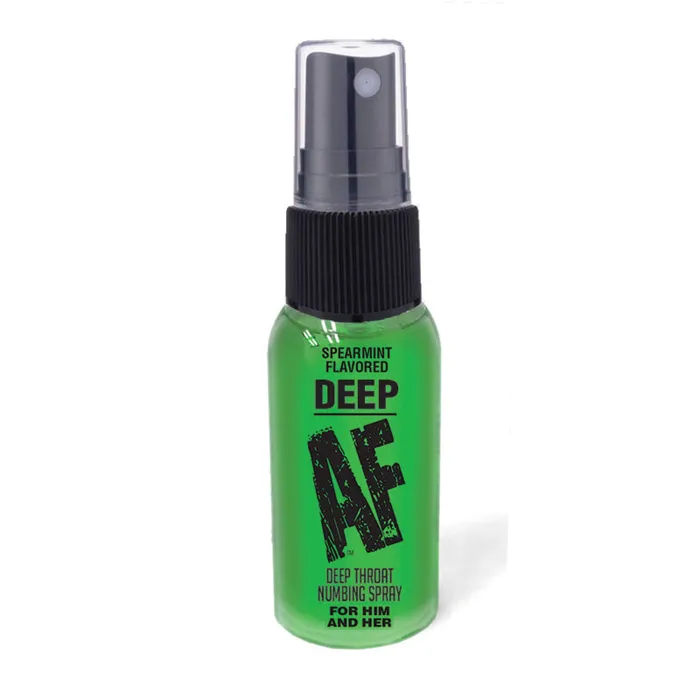 Little Genie Male Sex Toys | Deep Af - Spearmint Flavored Deep Throat Spray -  1 Oz