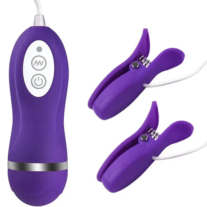 Lovetoyshub Couples 10 Stimulation Modes Remote Control Nipple Sex Toys