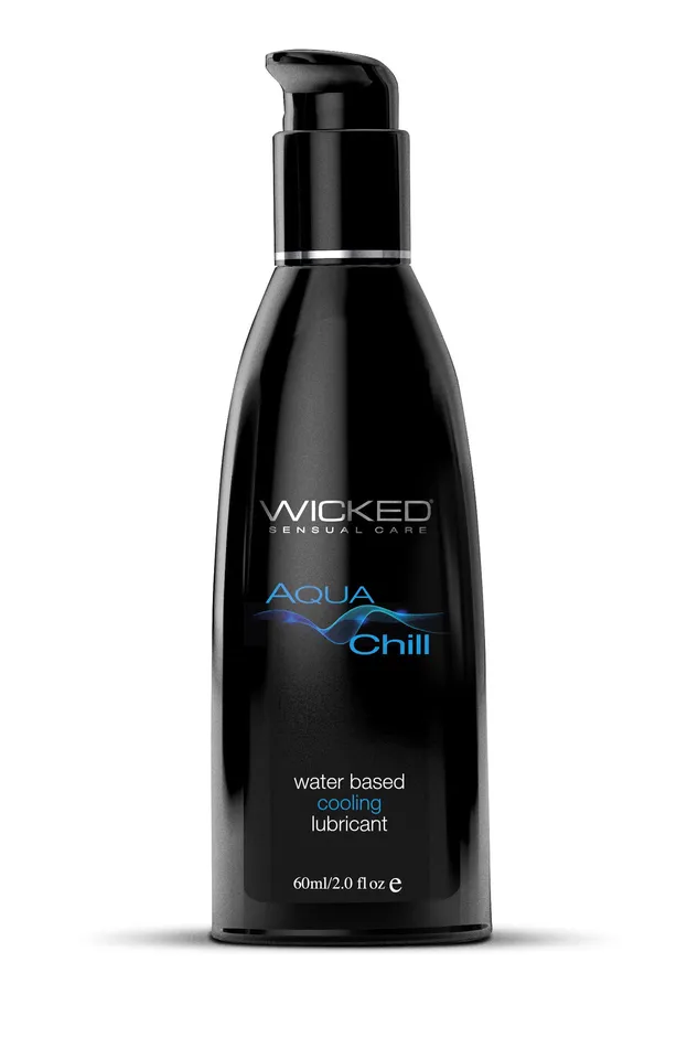 Lubricants Wicked Sensual Care Aqua Chill Water Based Cooling Lubricant 2 Fl Oz