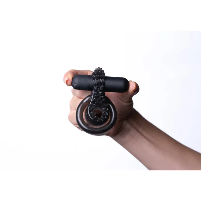 Maia Toys Couples | Jagger Vibrating Erection Enhancer Ring - Black