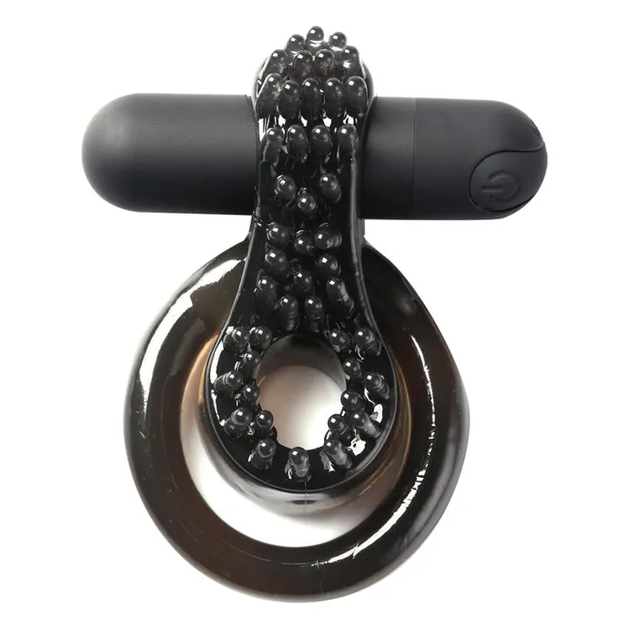 Maia Toys Couples | Jagger Vibrating Erection Enhancer Ring - Black