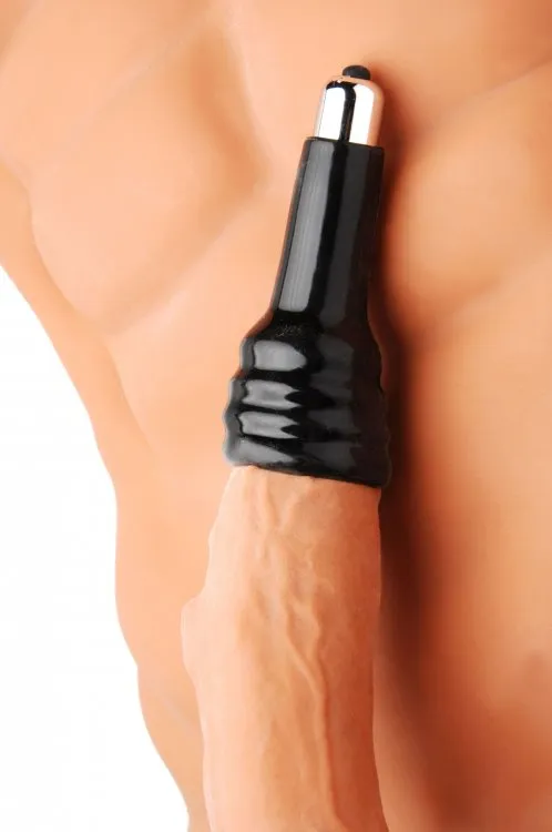 Male Sex Toys | XR Brands Trinity Vibrating Penis Head Teaser