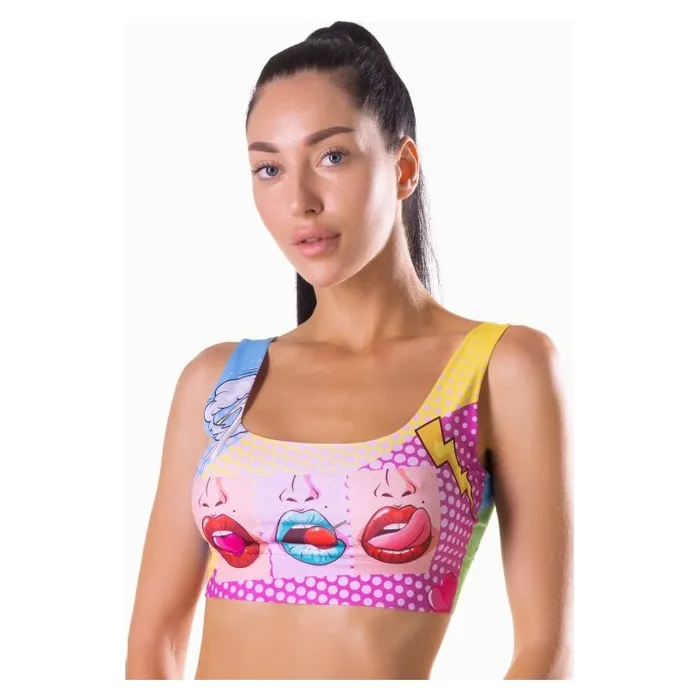 Mememe Lingerie Vibrators Comics Hot Crop Top