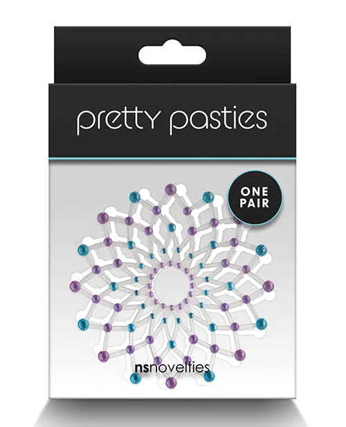 Ns Novelties INC Vibrators Pretty Pasties Charm Ii Blue