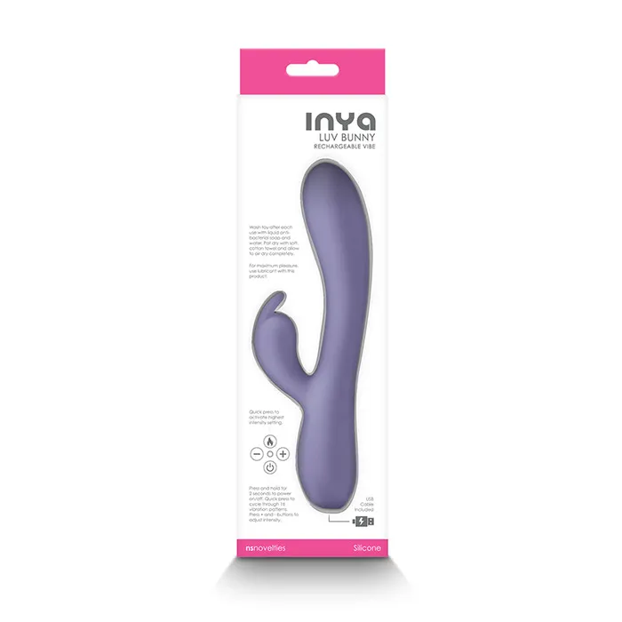 NS Novelties Vibrators | INYA Luv Bunny - Purple-(nsn-0553-75)