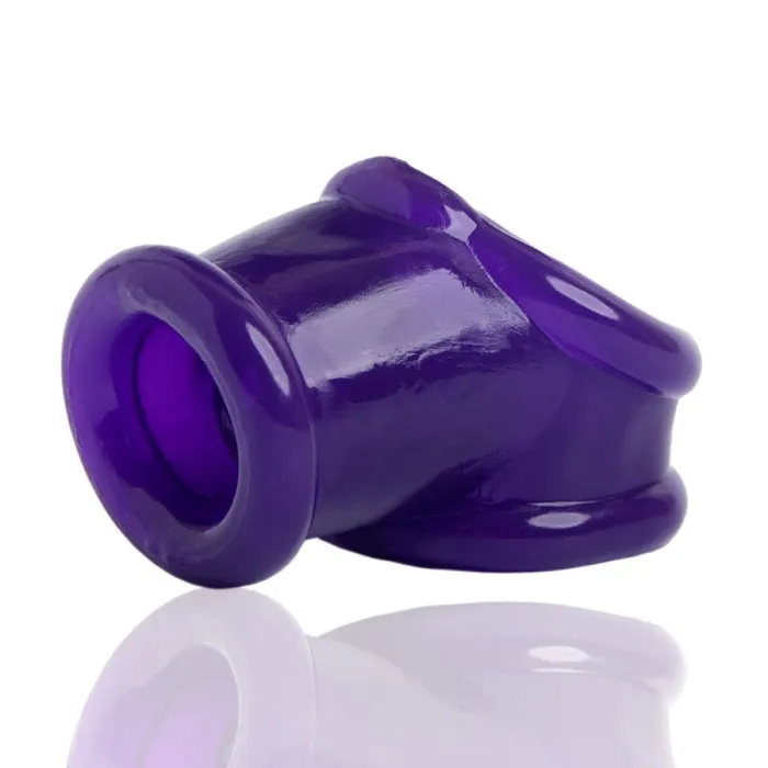 Oxballs Powersling Cocksling With Ballstretcher - Eggplant | Male Sex Toys