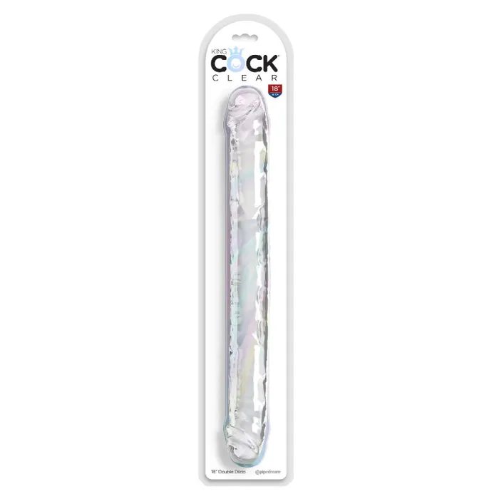 Pdx Brands 18 Inch Double Dildo - Clear | Dildos