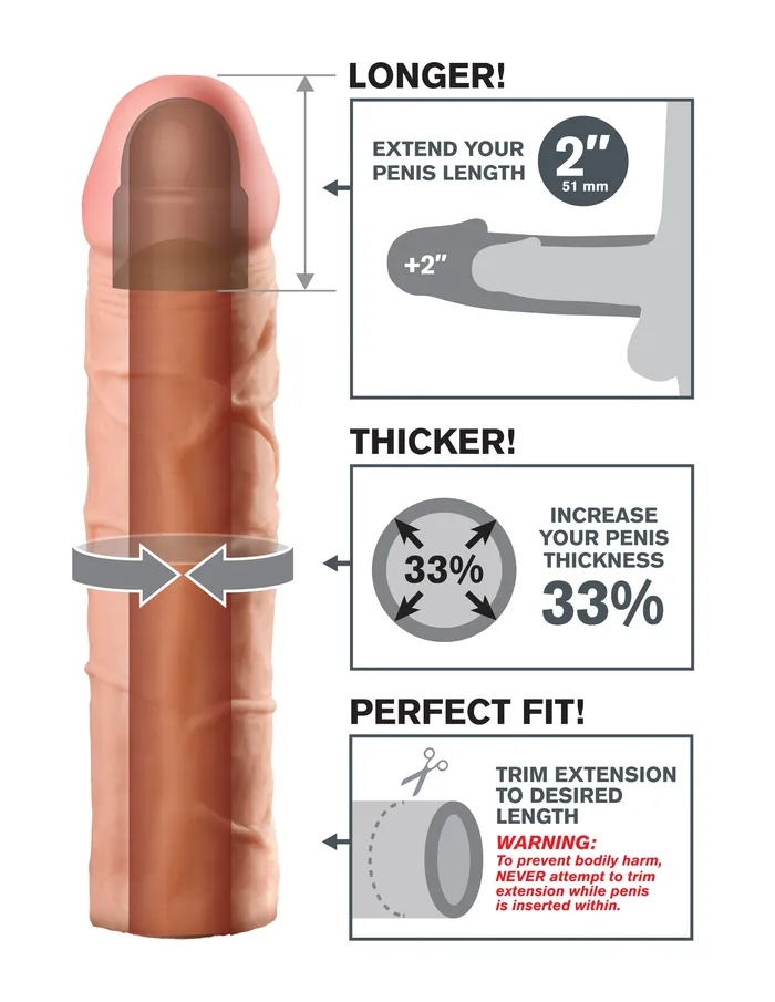 Pipedream Anal | Fantasy X-Tension Perfect 3-Inch Extension