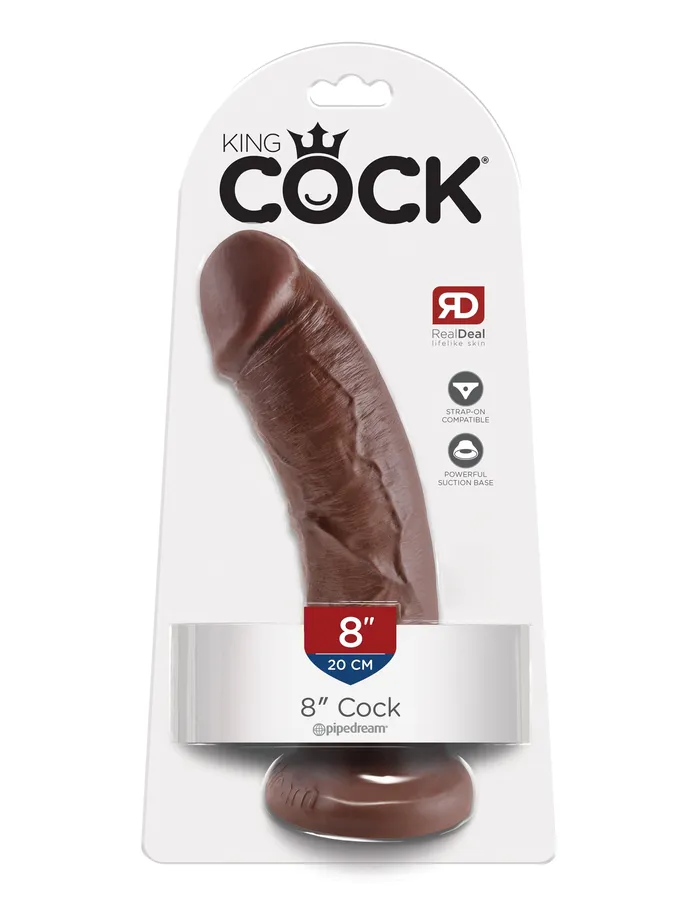 Pipedreams King Cock 8 Cock Brown Dildos