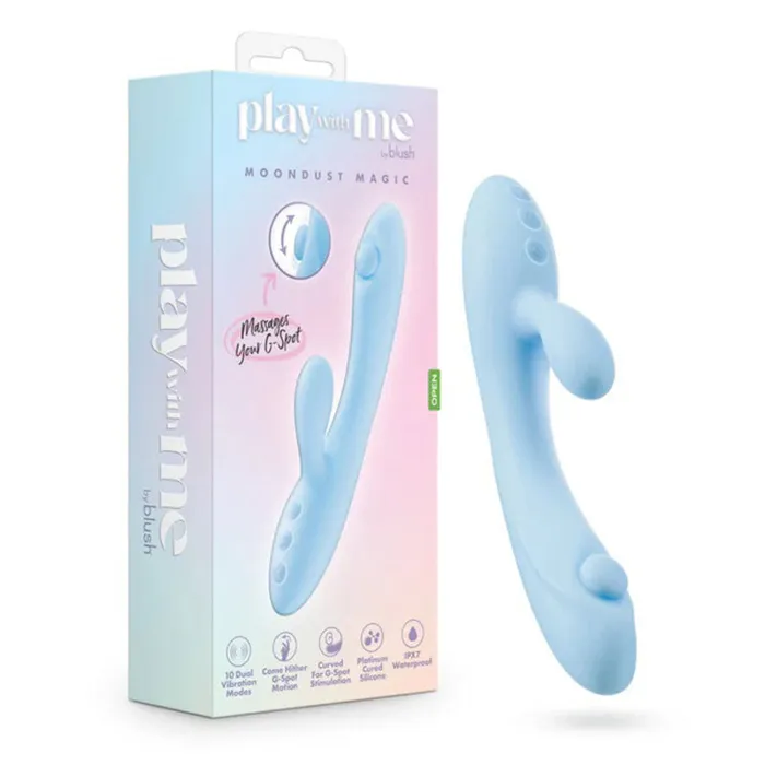 Play With Me Moondust Magic Blue Blush Vibrators