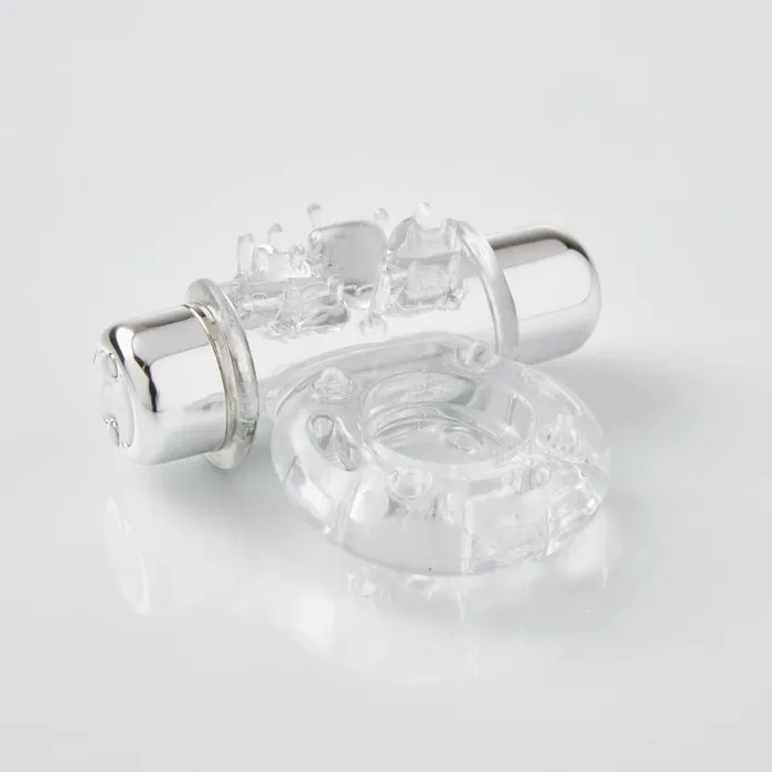 Sensuelle Sensuelle 7 Function Rechargeable Bullet Ring -  Clear | Vibrators