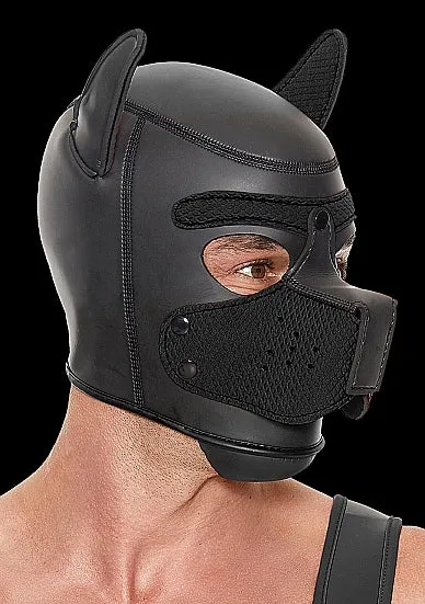 Shots America Ouch Neoprene Puppy Hood Black Anal