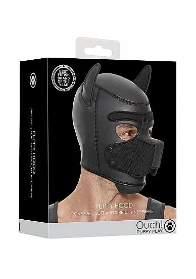 Shots America Ouch! Neoprene Puppy Hood Black | Anal