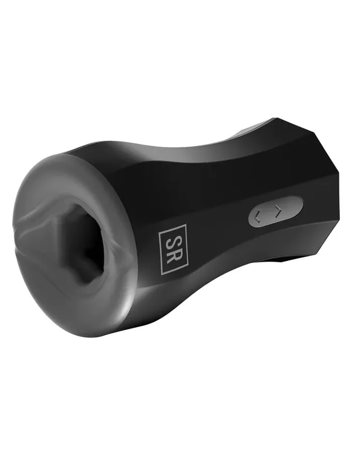 Silicone Twin Turbo Stroker - Black | Sir Richard's Male Sex Toys