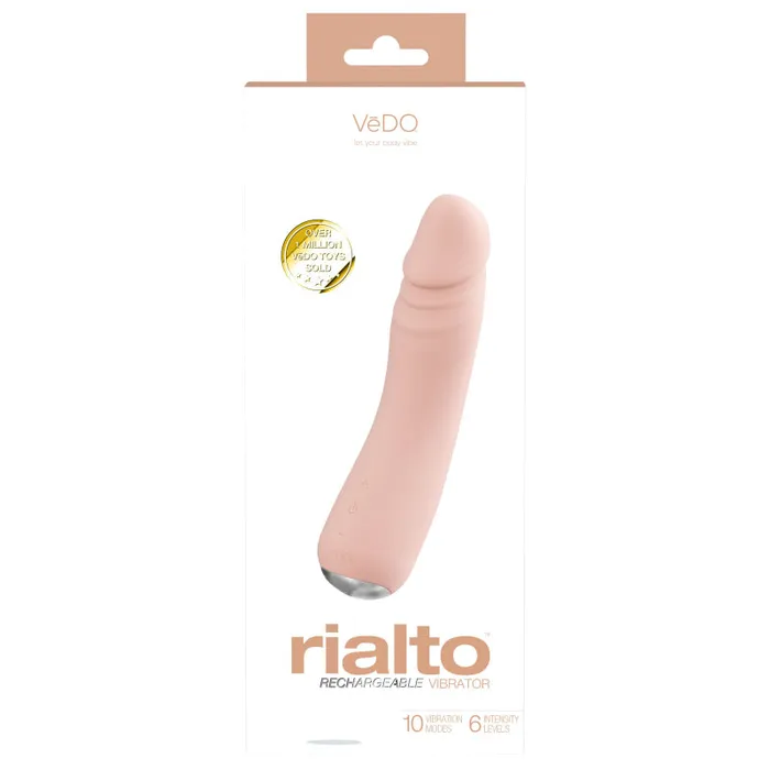 Vedo Rialto Rechargeable Vibrator - Vanilla | Female Sex Toys