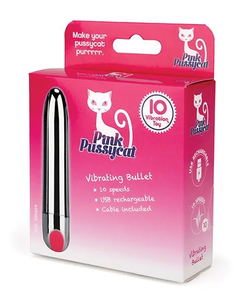 Vibrators | Adorable Pink Pussycat Vibrating Bullet - Cousins Group