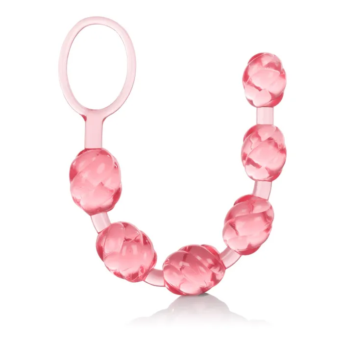 Vibrators | CalExotics Swirl Pleasure Beads - Pink