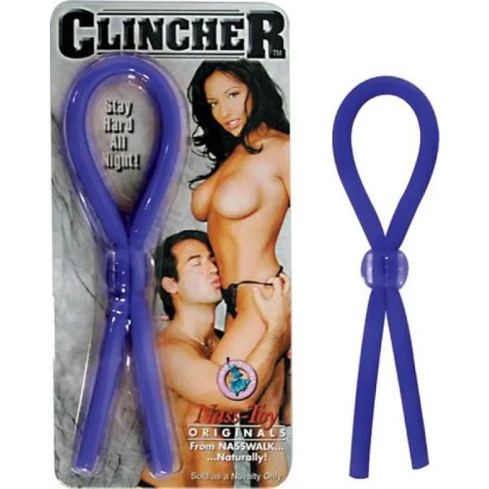 Vibrators Clincher Cockring Blue Nasstoys