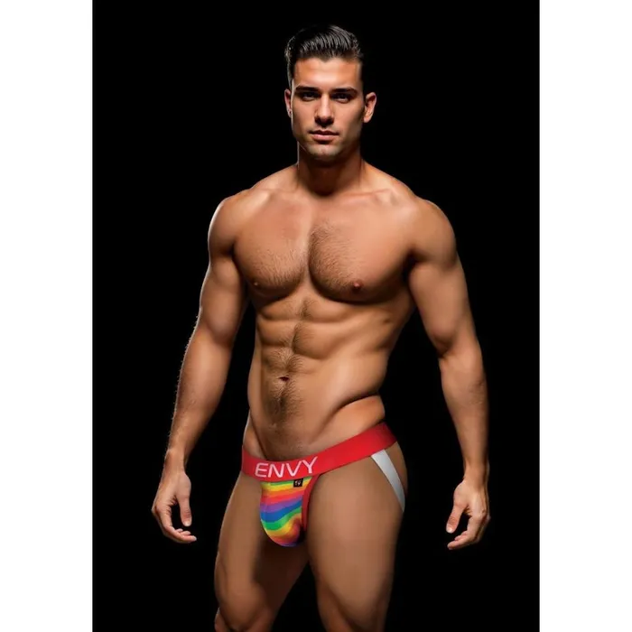 Vibrators Envy Rainbow Pride Jock Red