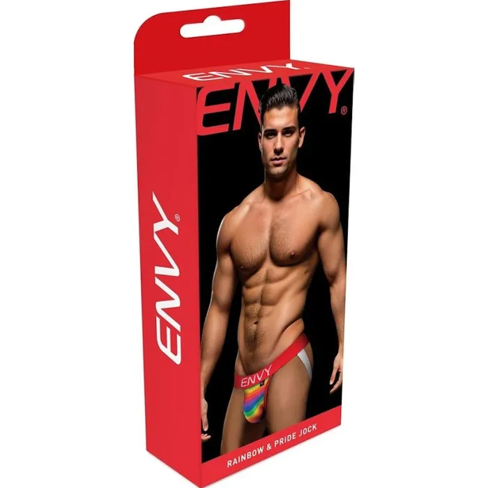 Vibrators | Envy Rainbow Pride Jock Red