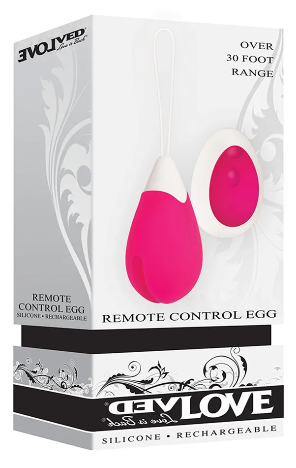 Vibrators Evolved Novelties Remote Control Egg Pink