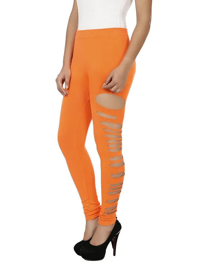 Vibrators ItspleaZure ItspleaZure Shredded Leggings Orange