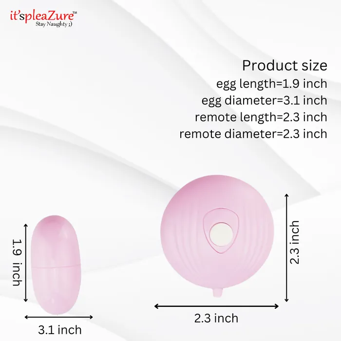 Vibrators | ItspleaZure Itspleazure Vibrating Egg Sex Toy- Pink