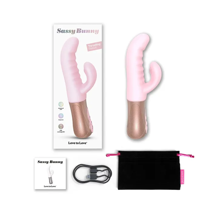 Vibrators | Love to Love Love to Love Sassy Bunny Vibrator - Baby Pink