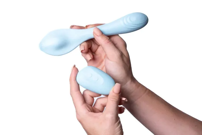 Vibrators | Maia Toys Harmonie Teal Bendable Dual Vibrator W/ Remote Control