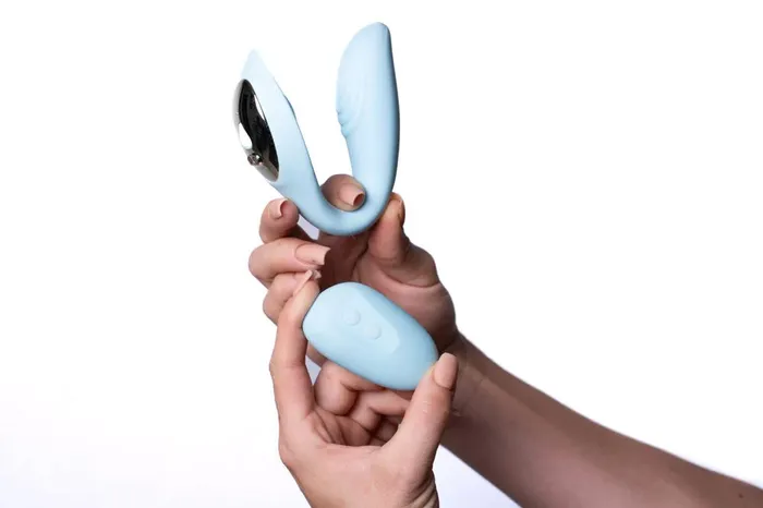 Vibrators | Maia Toys Harmonie Teal Bendable Dual Vibrator W/ Remote Control