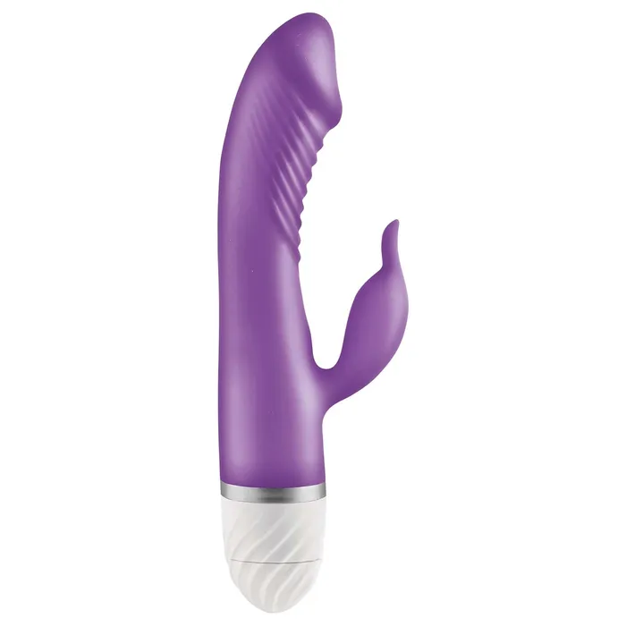 Vibrators Novelties By Nasswalk The Beat Tickler Rabbit Vibrator Purple