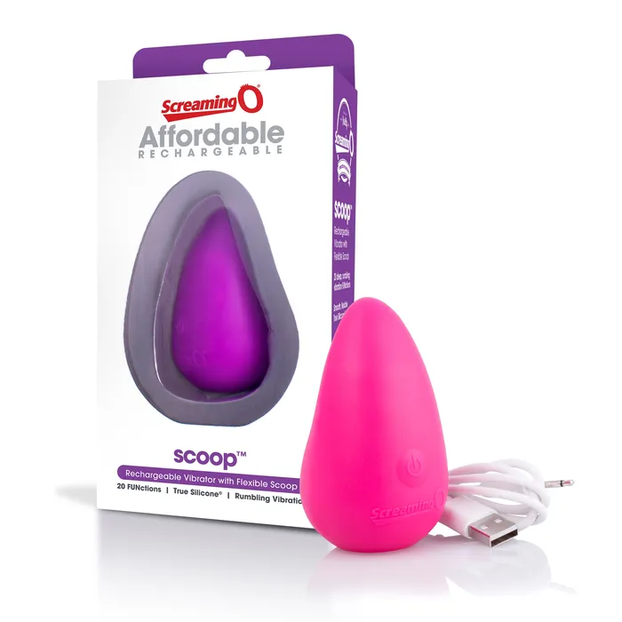 Vibrators Scoop Vibe 6 Count Box Assorted Screaming O