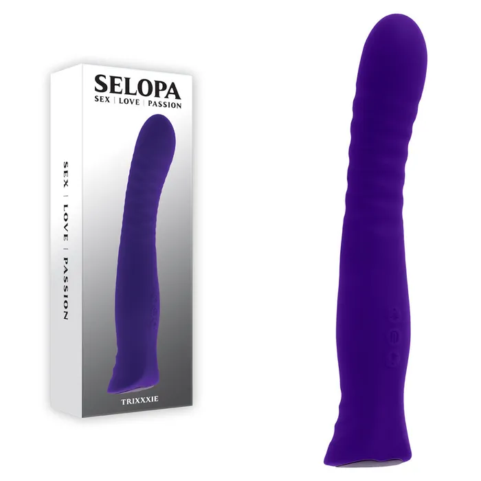 Vibrators Selopa Selopa TRIXXXIE Purple 222 cm USB Rechargeable Vibrator