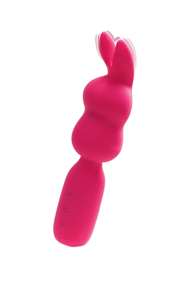 Vibrators VeDO Hopper Bunny Rechargeable Mini Wand Pretty in Pink