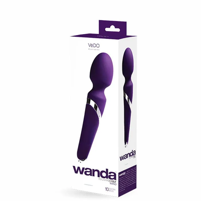 Vibrators VeDO Wanda Rechargeable Wand Deep Purple