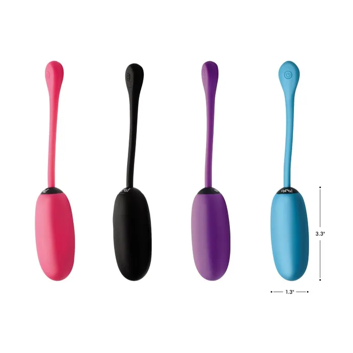 Vibrators | Xr Brands Bang 28x Plush Egg and Remote - Blue