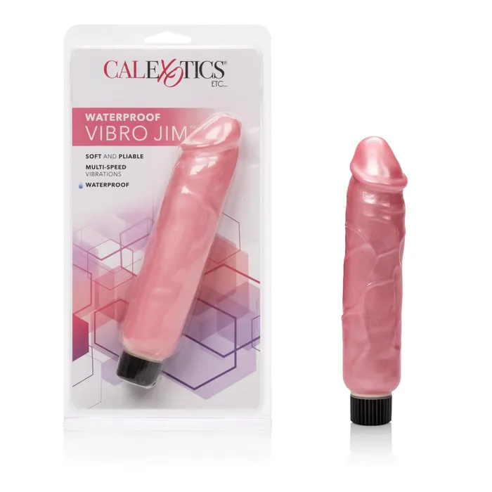 Waterproof Vibro Jim The Ultimate Realistic Vibrator CalExotics Female Sex Toys